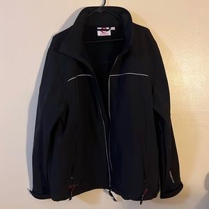 Canada Weather Gear water resistant polyester jacket w/reflective strips